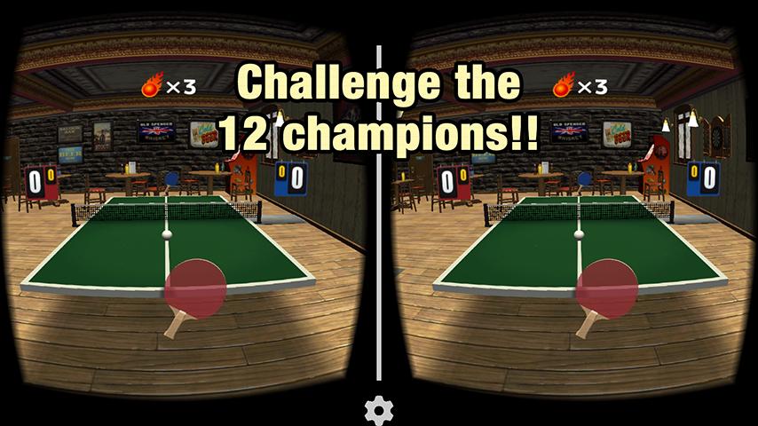 VR Swing Table Tennis Cardbd