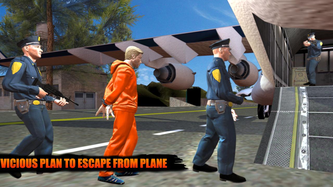 Police Airplane Prison Escape