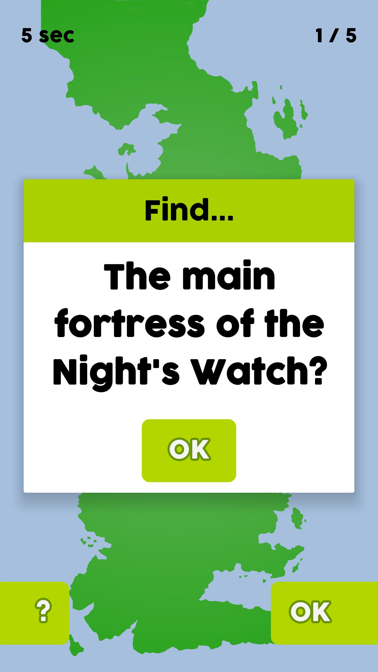 Map Game - Westeros Edition