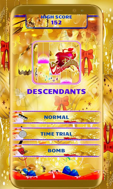 Descendants Piano Tile Game