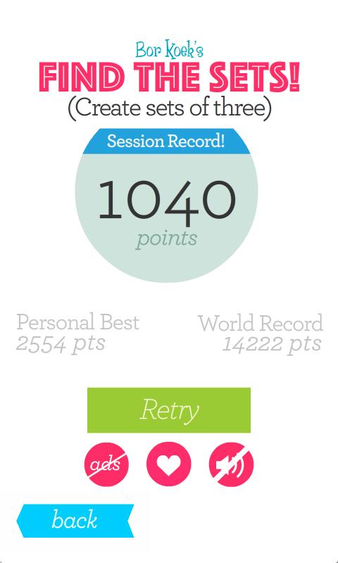 Find The Sets - Brain Game