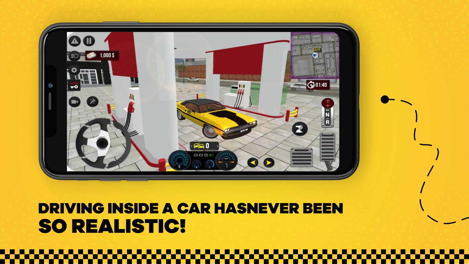 Taxi Simulator Car Drive Game