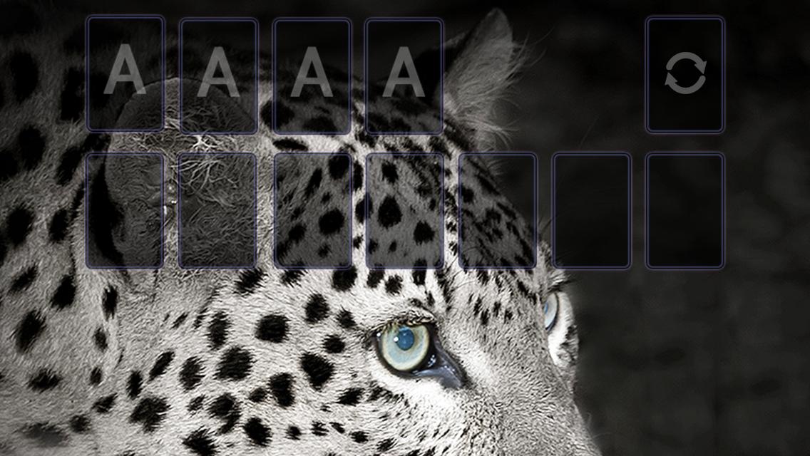 Solitaire Leopard Theme