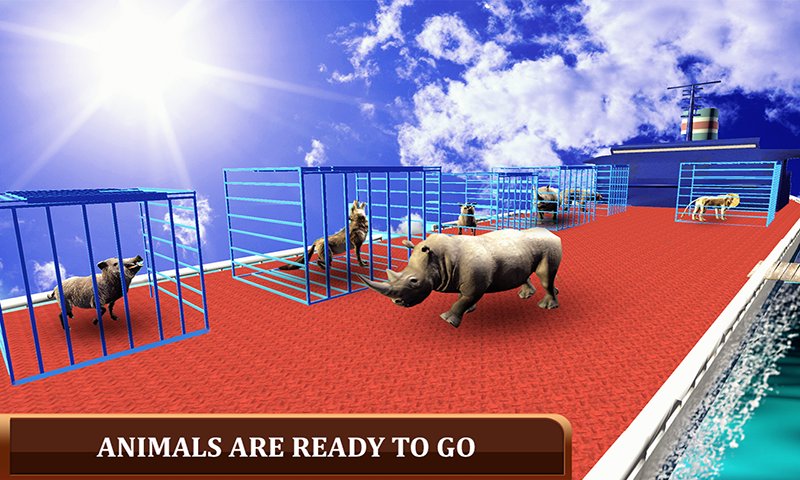 Animal Transporter Cargo Ship