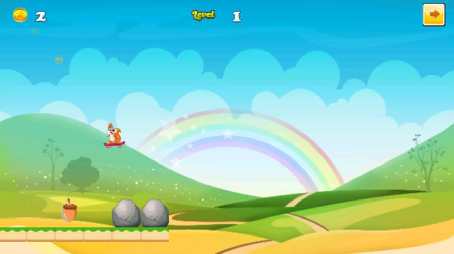 Surfer Squirrel Dash