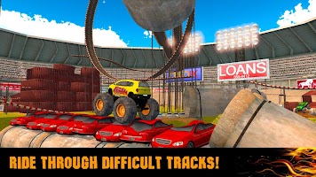 Monster Truck Stunt Race 3D