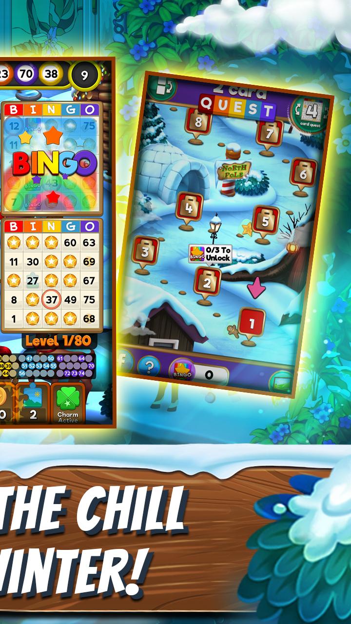 Bingo Quest Winter Wonderland Garden