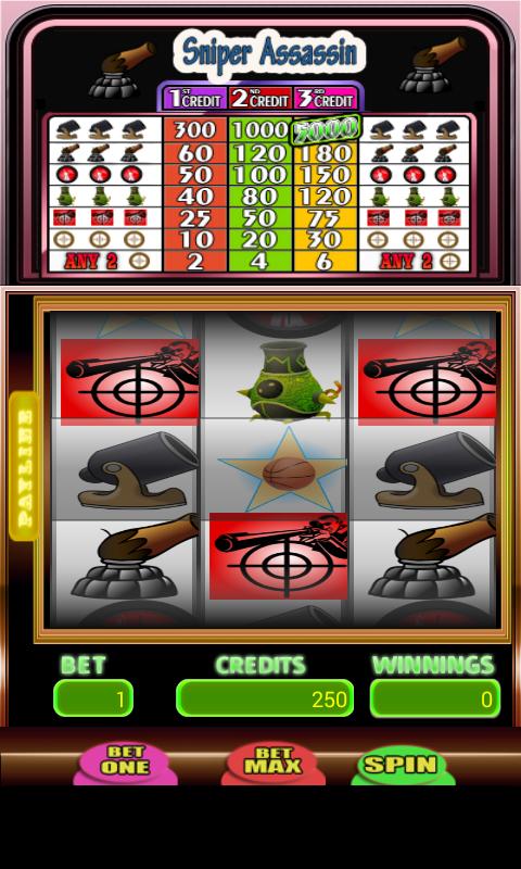 Sniper Assassin Slots