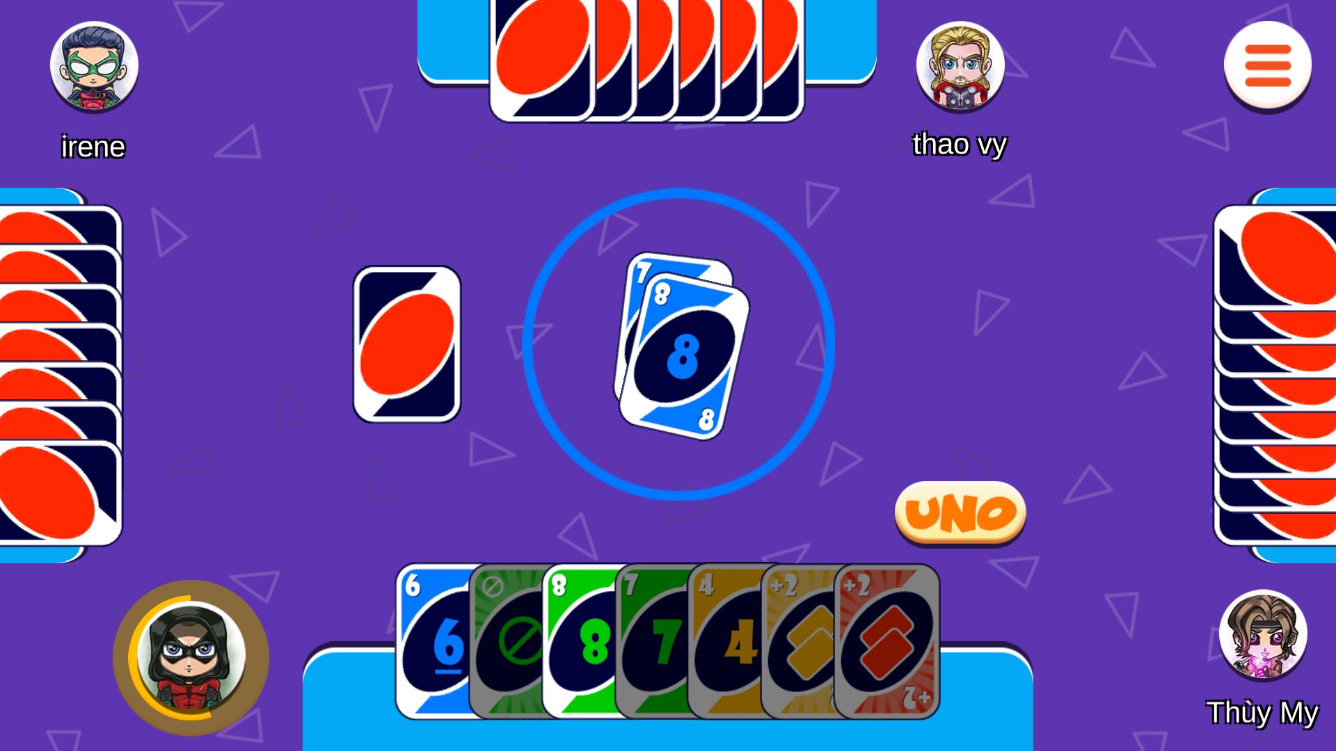 Sweet Uno  Game