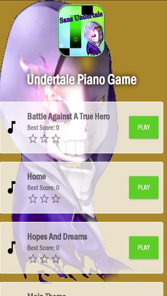 Piano Tiles - undertale games