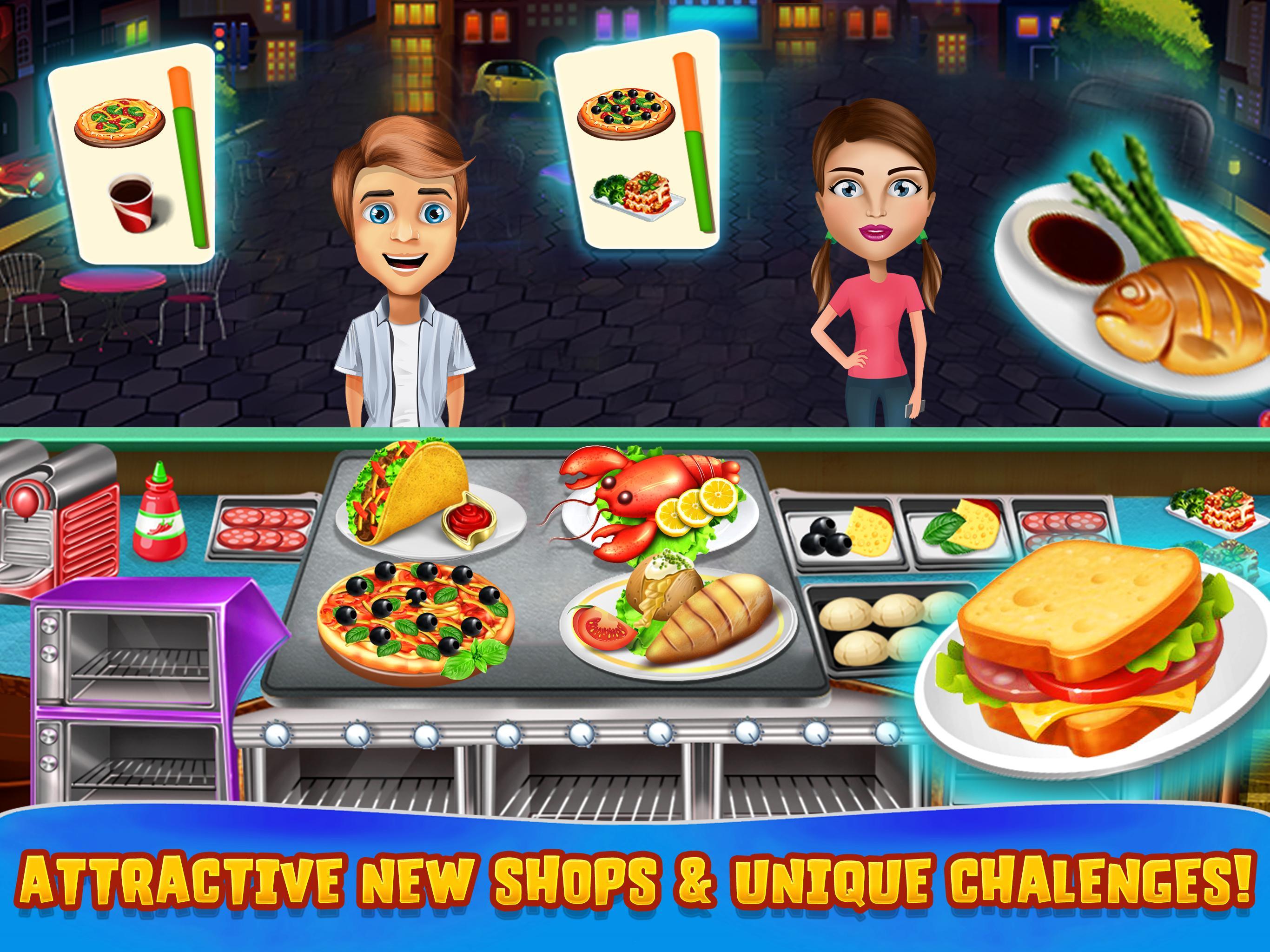 Food Craze Chef Cooking Games
