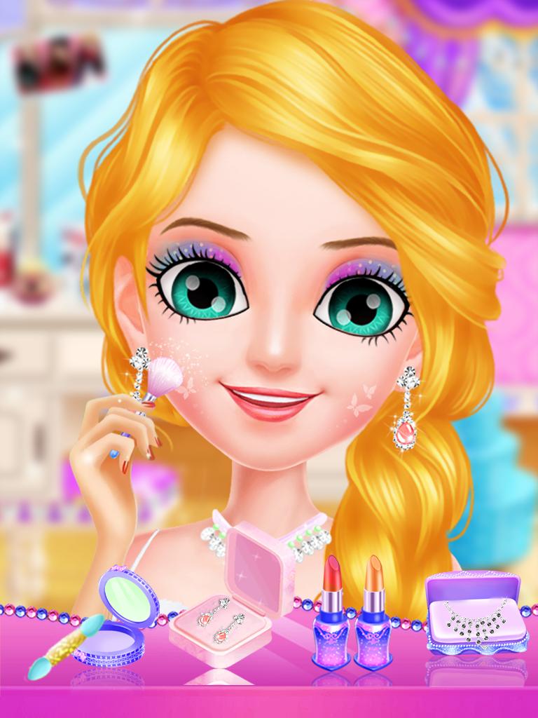 Little Princess Makeover: Pink Princess Girls Game