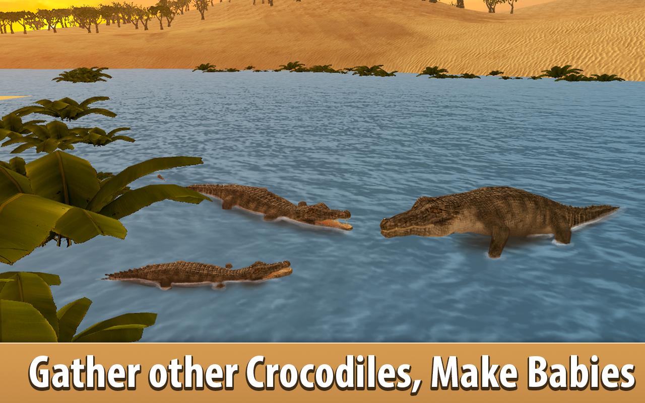 African Crocodile Simulator 3D