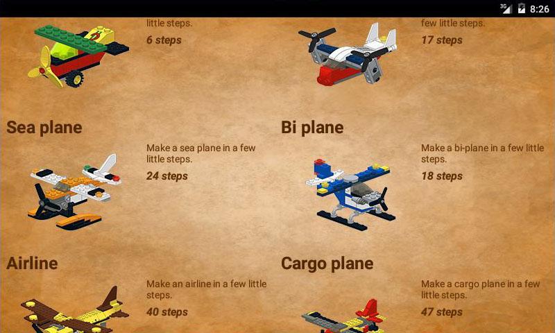 Airplanes in Bricks