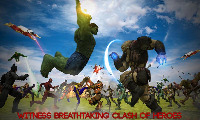 Alien vs Hero: Superhero Epic Battle