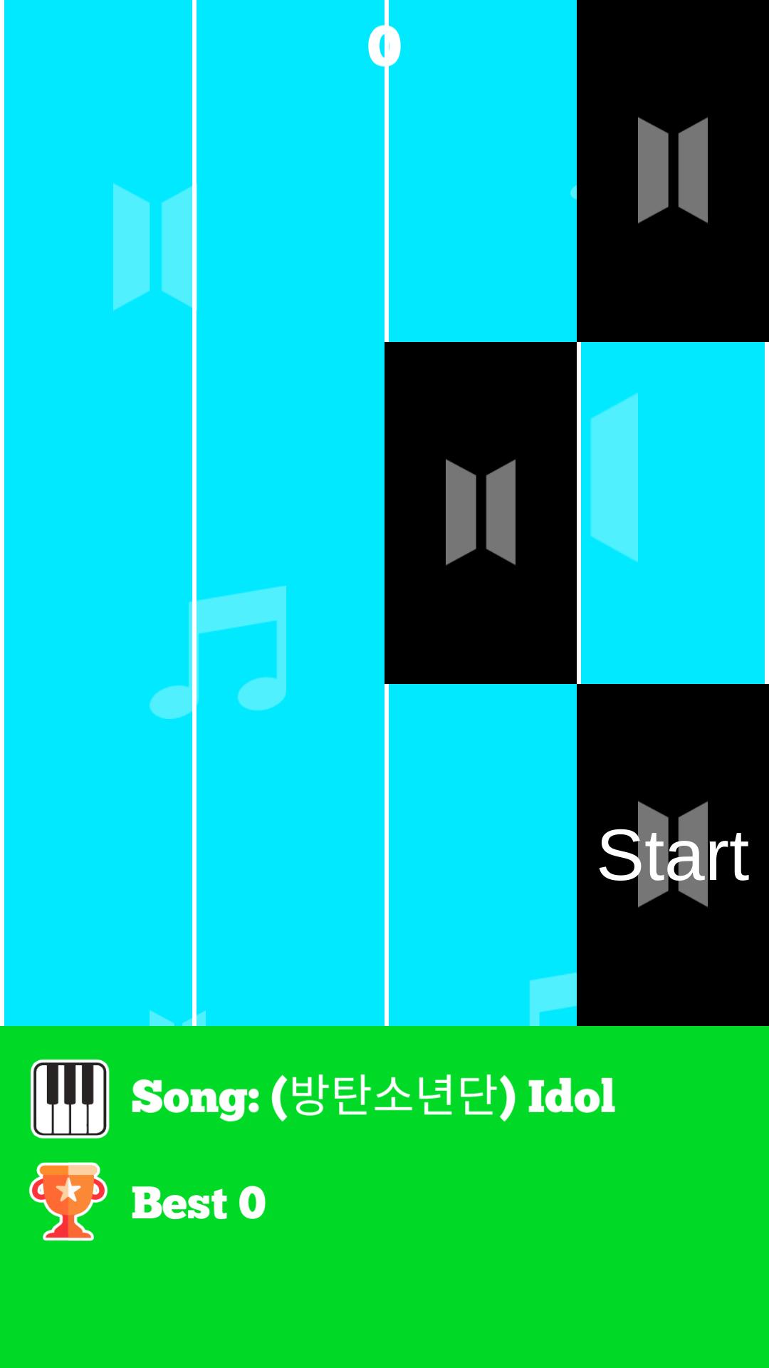 BTS Kpop Piano Game