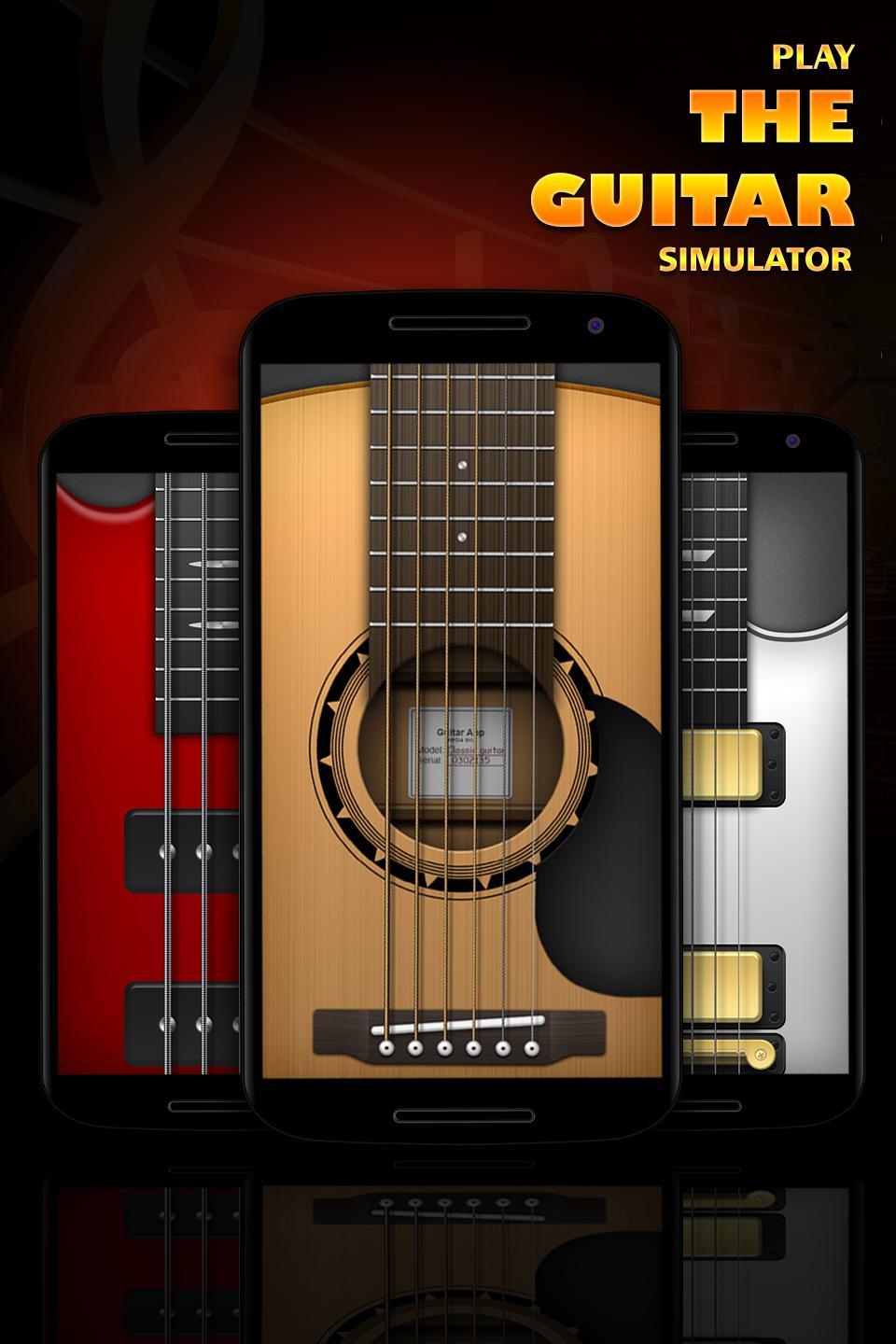 Play the guitar simulator
