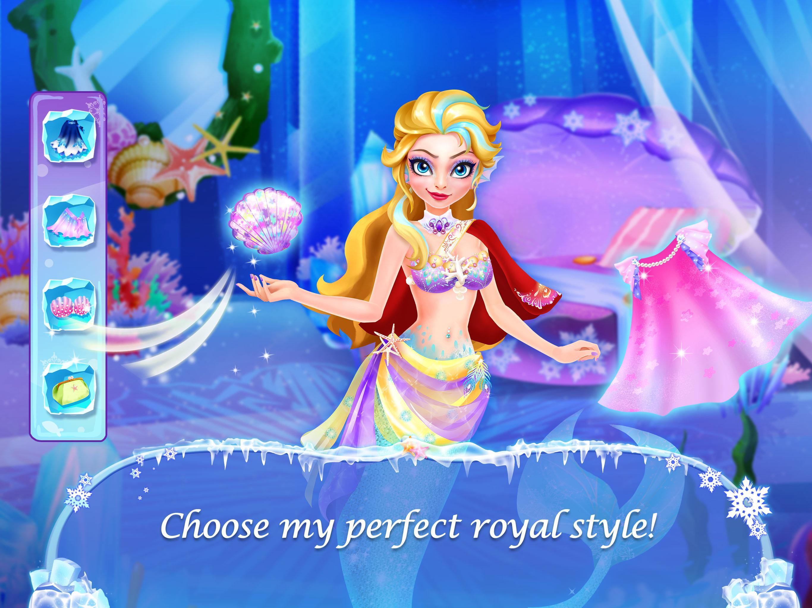 The Little Princess Mermaid: Dress Up Story Game