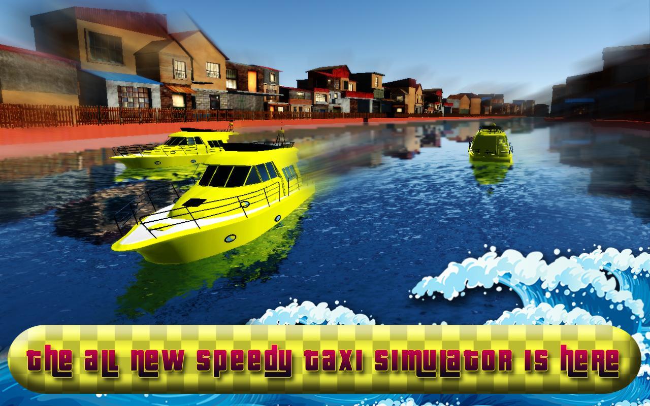 Water Taxi Driver Duty Sim 3D
