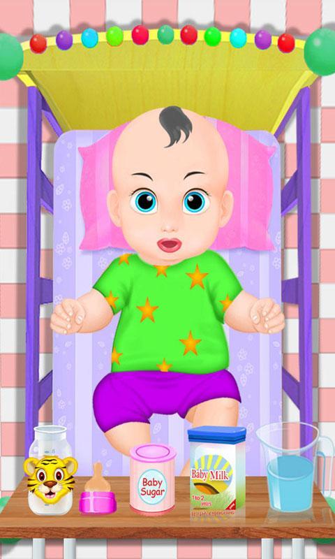 Newborn baby easter games
