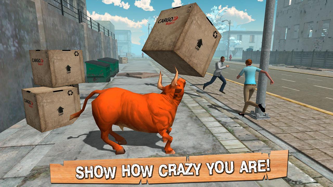 Crazy Bull Simulator 3D