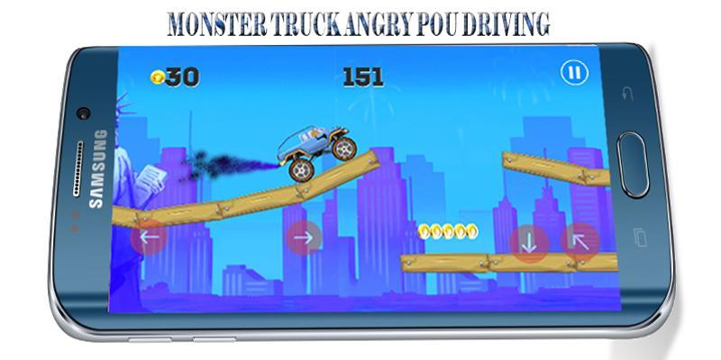 Angry POU-POU Drives Ahead