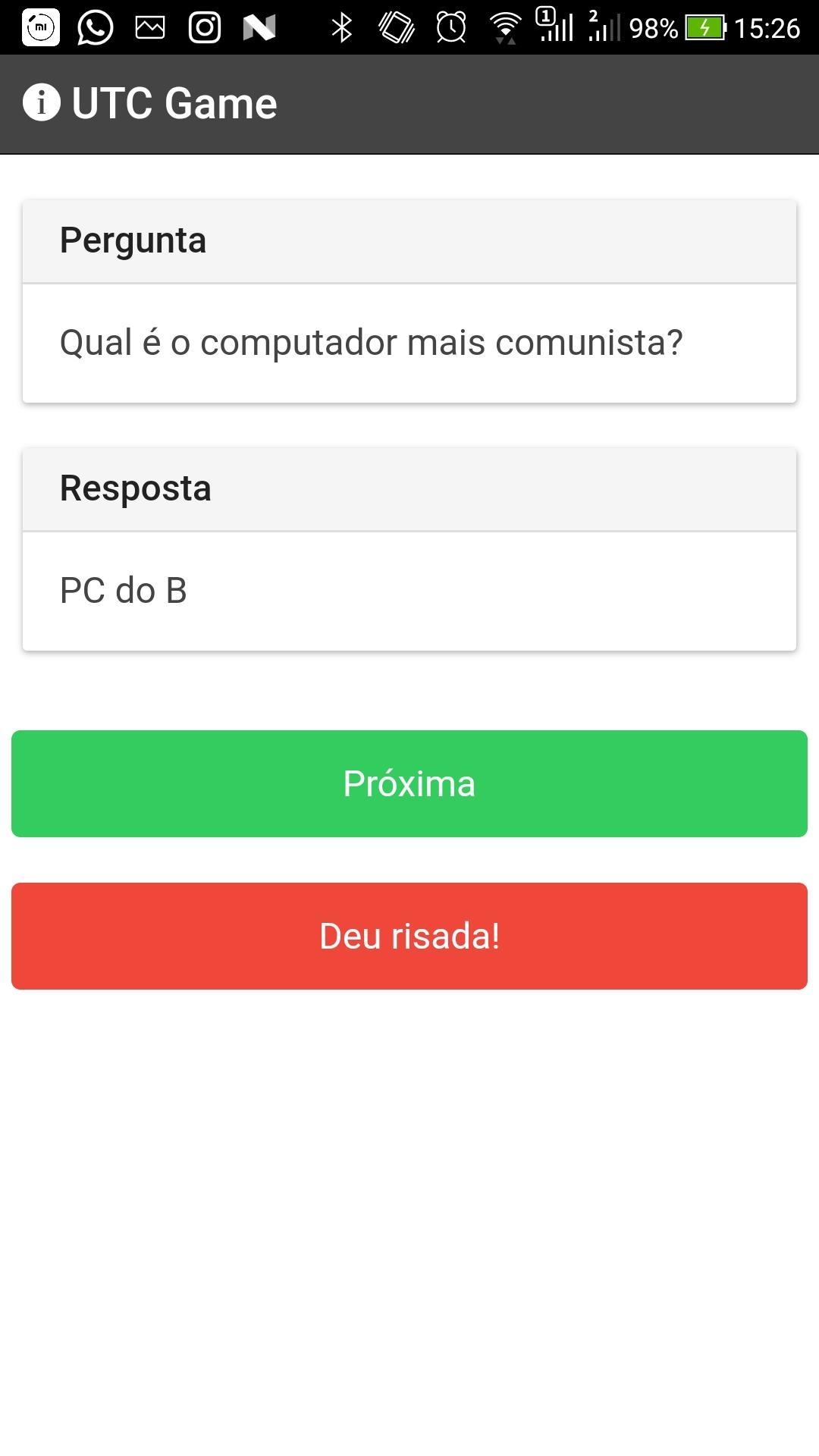 UTC - Ultimate Trocadilho Championship