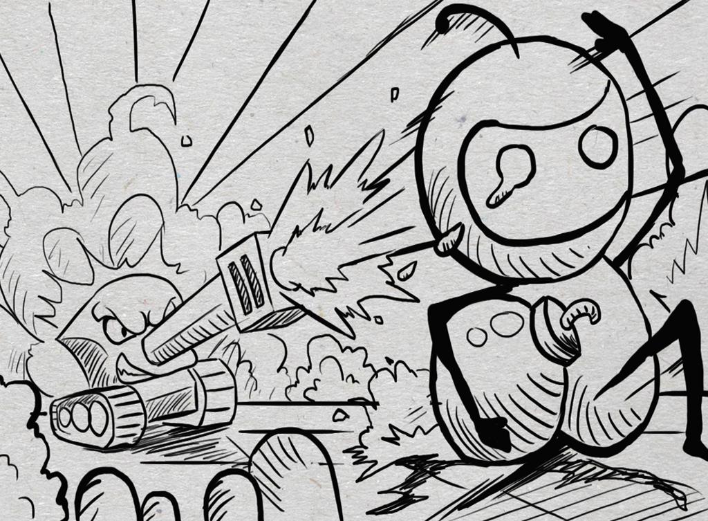 Classic Tank vs Super Bomber