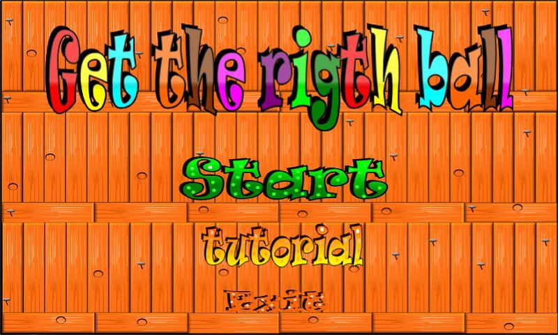 get the right ball