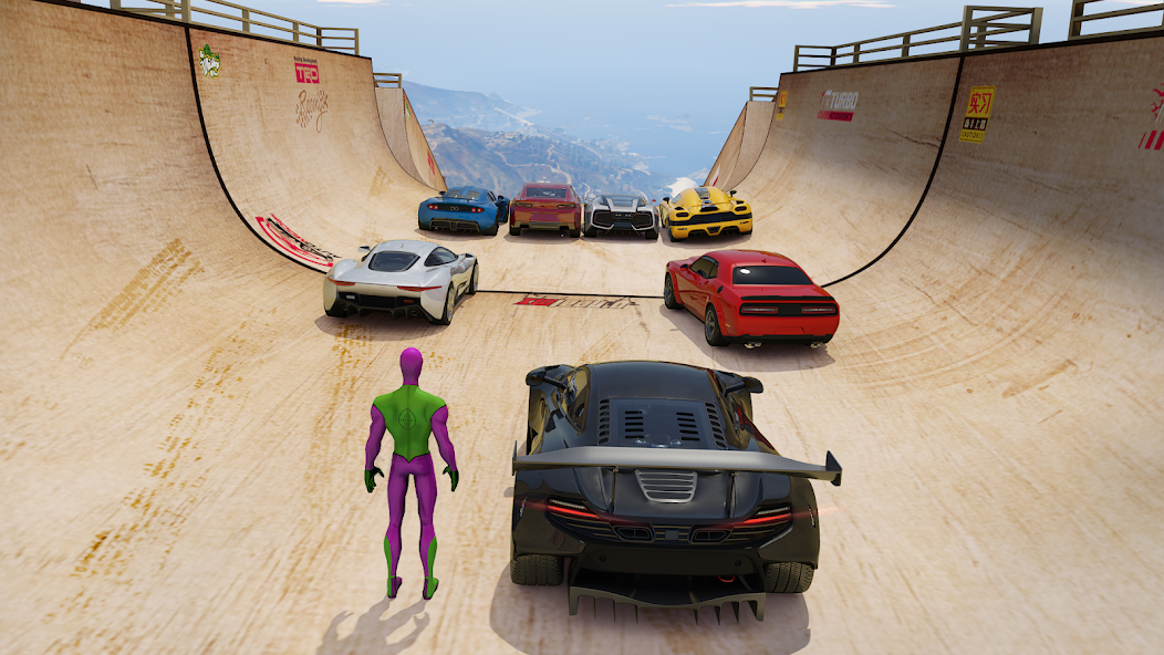 Mega Ramp Car Stunt Hero Games