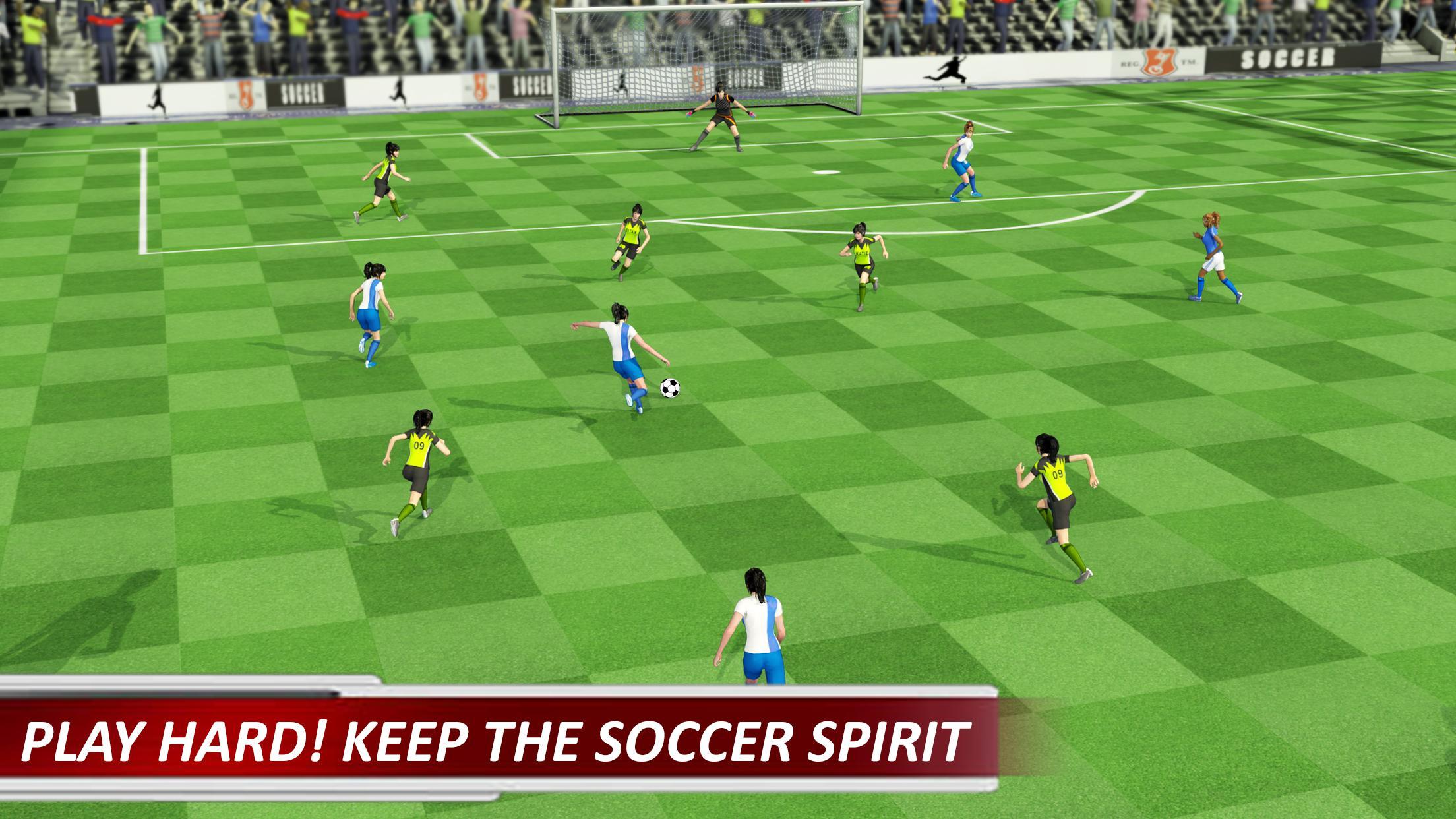 Girls Soccer PRO League:  Play Football Stars