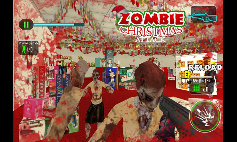 Angry Zombies Christmas Attack