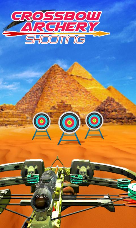 Crossbow archery shooting