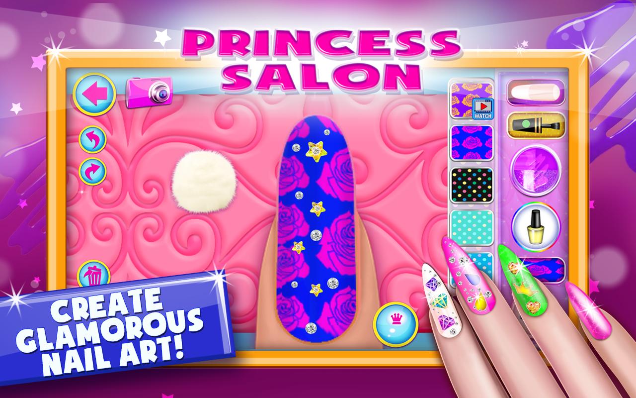 Princess Salon Magic Nail Game