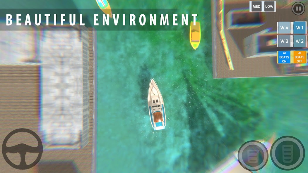 Jet Boat Sim Cruise Ship Drive