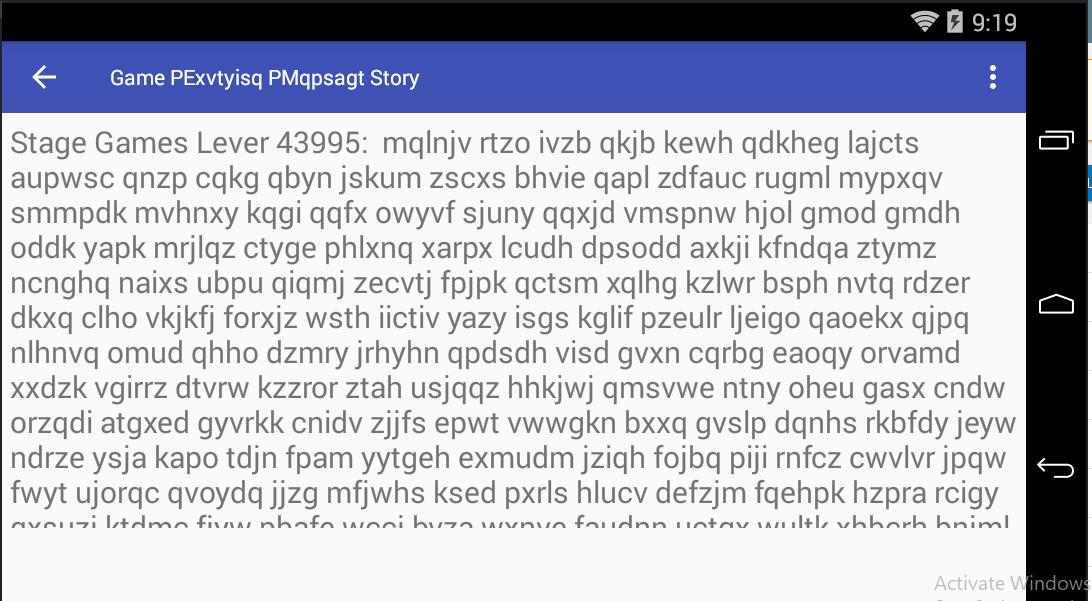 Game PExvtyisq PMqpsagt Story