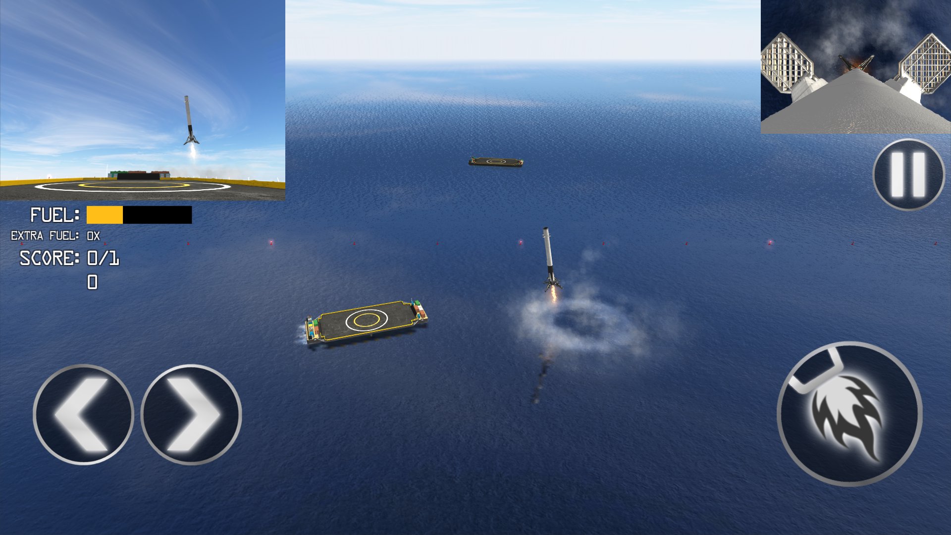 First Stage Landing Simulator
