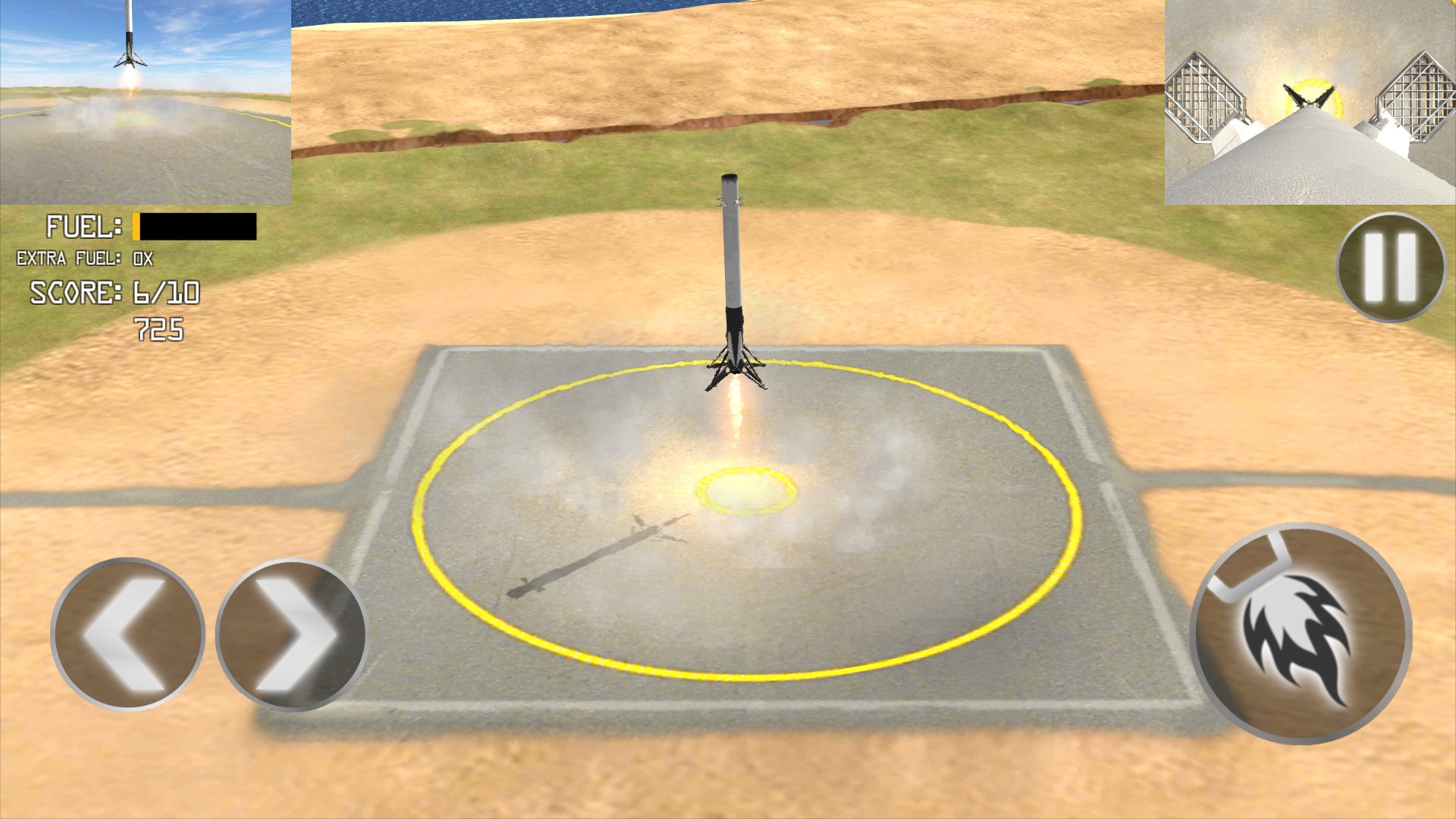 First Stage Landing Simulator