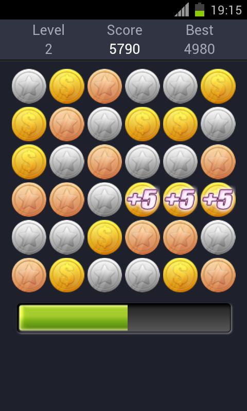 coins match game